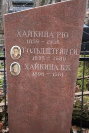 Хайкина Р. Ю., Москва, Востряковское кладбище