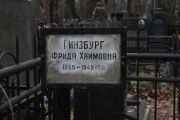 Гинзбург Фрида Хаимовна, Москва, Востряковское кладбище