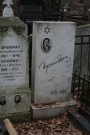 Шрайбман Хайка Ицковна, Москва, Востряковское кладбище