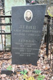 Левин Яков Робертович, Москва, Востряковское кладбище