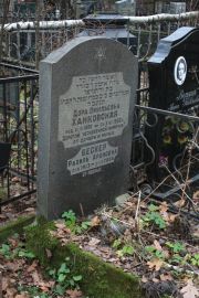 Вескер Рахиль Ароновна, Москва, Востряковское кладбище
