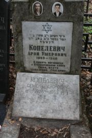 Копелевич Семен Аронович, Москва, Востряковское кладбище