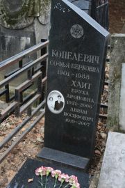 Хаит Бруха Ароновна, Москва, Востряковское кладбище