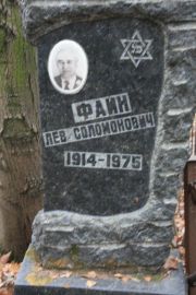 Файн Лев Соломонович, Москва, Востряковское кладбище