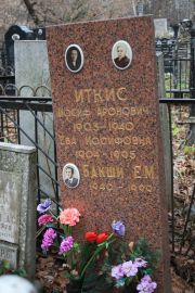 Иткис Иосиф Аронович, Москва, Востряковское кладбище