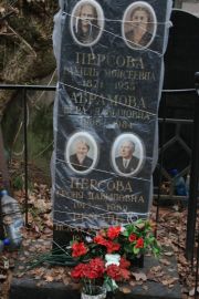 Персова Рахиль Моисеевна, Москва, Востряковское кладбище