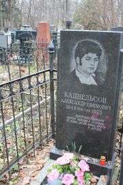Кацнельсон Александр Ефимович, Москва, Востряковское кладбище