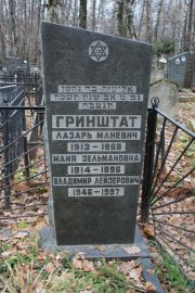 Гринштат Лазарь Маневич, Москва, Востряковское кладбище