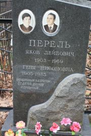 Перель Геня Нисоновна, Москва, Востряковское кладбище