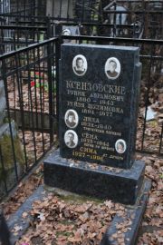 Ксензовский Рувин Абрамович, Москва, Востряковское кладбище