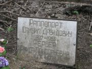 Раппопорт Самуил Давидович, Москва, Востряковское кладбище
