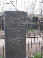 Кутянина Анна Марковна, Москва, Востряковское кладбище