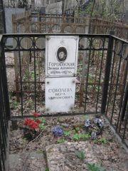 Соболева Вера Абрамовна, Москва, Востряковское кладбище