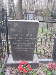 Львович Янков-Зорух Бунимович, Москва, Востряковское кладбище
