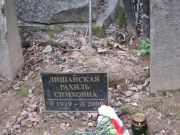 Лишанская Рахиль Симховна, Москва, Востряковское кладбище