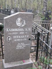 Калинкина А. Я., Москва, Востряковское кладбище