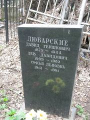 Любарская Софья Львовна, Москва, Востряковское кладбище