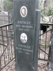 Бирман Яков Наумович, Москва, Востряковское кладбище