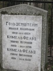 Кимельфельд Мария Петровна, Москва, Востряковское кладбище