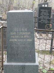 Левин Шая Гершкович, Москва, Востряковское кладбище