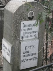Ашкинази Григорий Солоонович, Москва, Востряковское кладбище