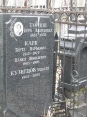 Карп Берта Наумовна, Москва, Востряковское кладбище