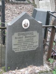 Фридлянд Михаил Маркович, Москва, Востряковское кладбище