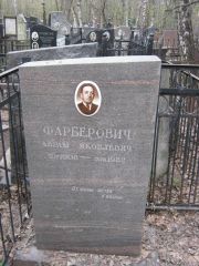 Фарберович Абрам Яковлевич, Москва, Востряковское кладбище