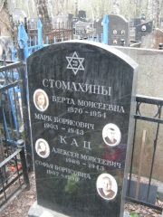 Стомахина Берта Моисеевна, Москва, Востряковское кладбище