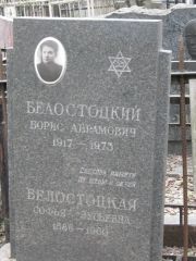 Белостоцкий Борис Аврамович, Москва, Востряковское кладбище