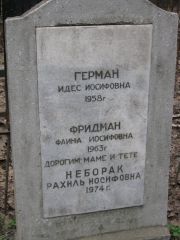 Неборак Рахиль Иосифовна, Москва, Востряковское кладбище
