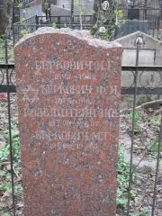 Беркович И. Г., Москва, Востряковское кладбище