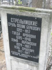 Стрельницкий Сруль-Фолик Беркович, Москва, Востряковское кладбище