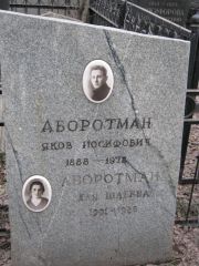 Аборотман Яков Иосифович, Москва, Востряковское кладбище