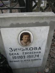 Зинькова Бела Евсеевна, Москва, Востряковское кладбище
