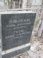 Рожанская Сарра Мироновна, Москва, Востряковское кладбище