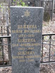 Бейлина Бейля Иоселевна, Москва, Востряковское кладбище