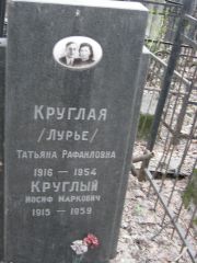 Круглый Иосиф Маркович, Москва, Востряковское кладбище