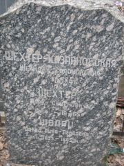 Шехтер-Казарновская Шейндля Соломоновна, Москва, Востряковское кладбище
