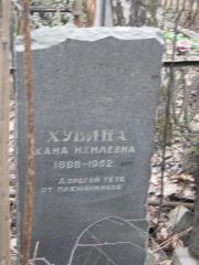 Хувина Хана Ихилевна, Москва, Востряковское кладбище