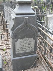 Гинзбург Хаим Танфельевич, Москва, Востряковское кладбище
