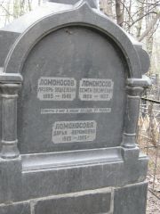 Ломоносов Лазарь Хацкелевич, Москва, Востряковское кладбище