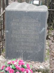 Красильщикова Анна Ильинична, Москва, Востряковское кладбище