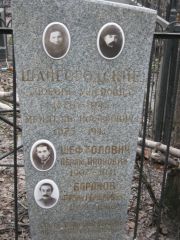 Баранов Фроим Гершкович, Москва, Востряковское кладбище