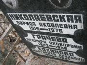 Николаевская Лариса Яковлевна, Москва, Востряковское кладбище