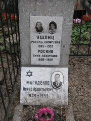Ушлиц Рахиль Лазаревна, Москва, Востряковское кладбище