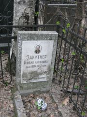 Закутнер Рейзля Ароновна, Москва, Востряковское кладбище