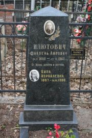Илютович Файвель Липович, Москва, Востряковское кладбище