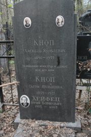 Кноп Хаскель яковлевич, Москва, Востряковское кладбище