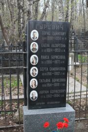 Гуревич Борис Хаймович, Москва, Востряковское кладбище